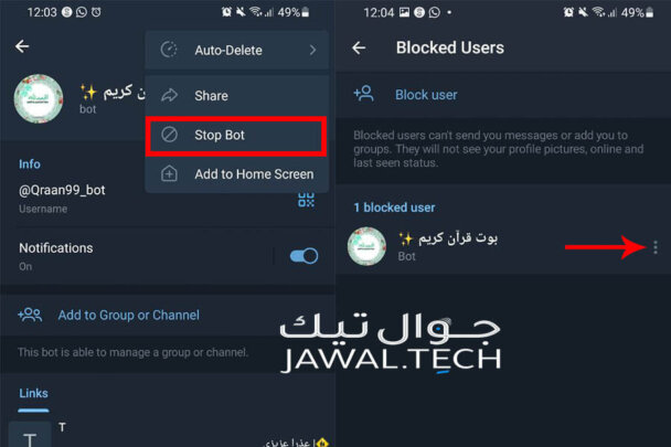 ما هو البوت في التليجرام وكيفية استخدامه 3 حذف بوت تليجرام